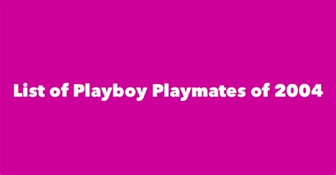 april nude|List of Playboy Playmates of the Month